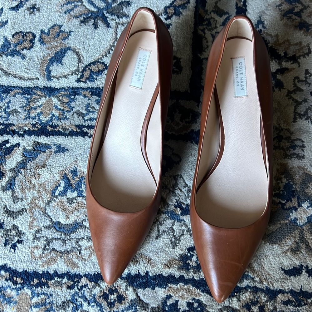 Cole haan leather heels
